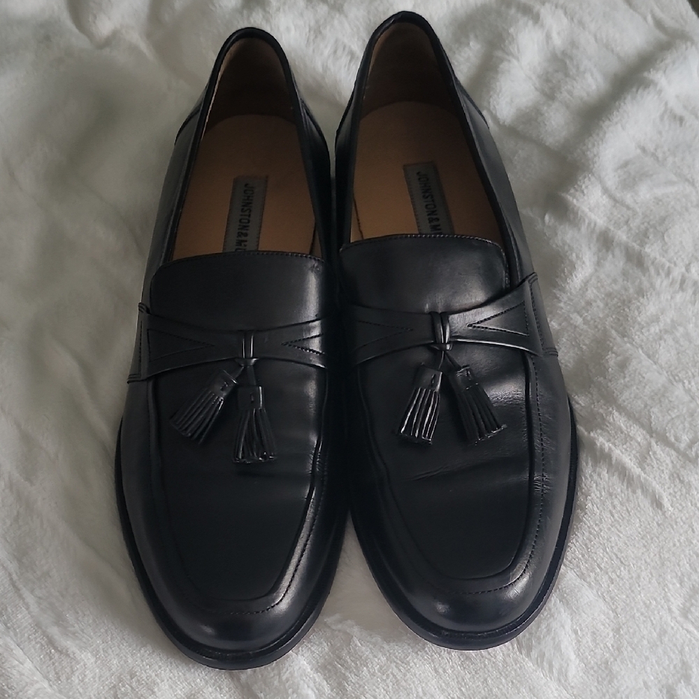 Black Leather Loafers